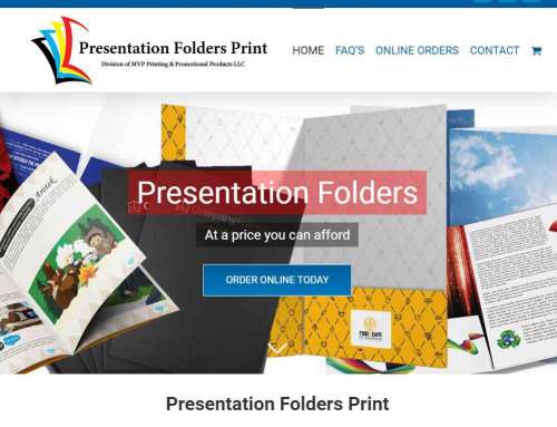 Presentation Folders Print Logo